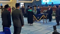 Agung Nugroho Lantik 7 Pejabat Pemko Pekanbaru, Zulhelmi Arifin Resmi Jabat Sekda Definitif