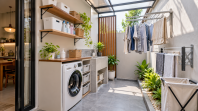 8 Desain Tempat Cuci dan Jemur di Rumah Kecil agar Tetap Rapi