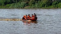Bocah 4 Tahun Hilang Diduga Tenggelam di Sungai Batang Kuantan, Tim SAR Lakukan Pencarian Intensif
