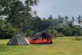 Tempat Camping Asri Dekat Sungai Kampar, Serunya Menikmati Sunset dan Malam Berbintang di Pulau Gundi