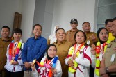 Plt Gubernur Riau SF Hariyanto Sambut Atlet Peraih 9 Medali Asian Para Games 2026