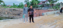 Dibantu Pihak Developer, Jembatan Karya Massa Desa Tarai Bangun yang Sempat Viral Kini Sudah Diperbaiki