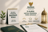 Lima Kursi Pimpinan Baznas Riau Dibuka, Minimal Usia 40 Tahun dan Lulusan S1