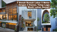 7 Denah Rumah Lebar 5 Meter dengan 2 Kamar, Tetap Lega Meski Lahan Sempit