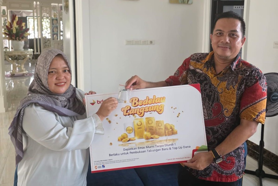 15 Tahun Jadi Nasabah BRK Syariah, Tak Menyangka Pulang Membawa Hadiah Emas