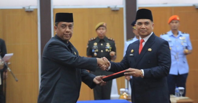 Kepala BPKAD Pekanbaru Hadiri Pelantikan Pj Sekdako, Bahas Prioritas Penyelesaian Tunda Bayar