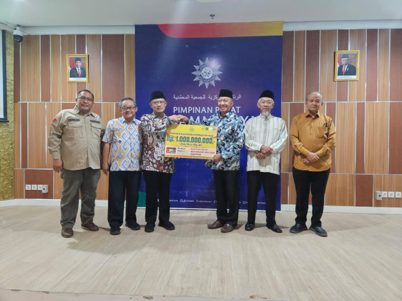 PWM Riau Bantu Palestina Rp 1 Milyar