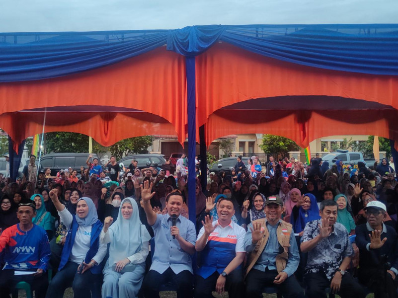 Agung Nugroho - Markarius Anwar Janji Selesaikan Masalah Banjir di Payung Sekaki