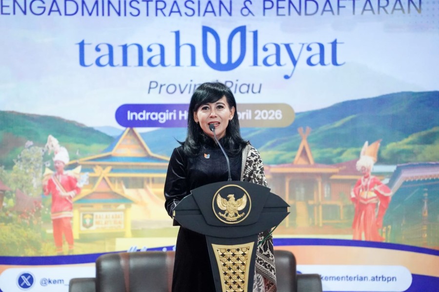 ATR/BPN Gelar Sosialisasi Tanah Ulayat di Inhu, Perkuat Kepastian Hukum dan Perlindungan Hak Adat