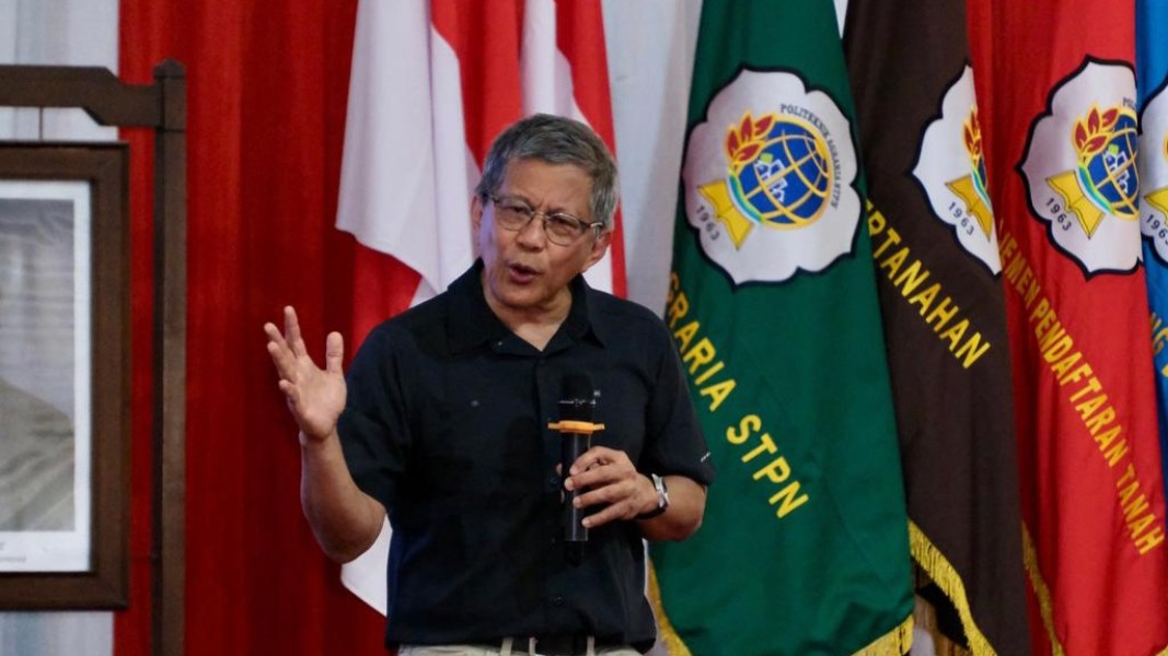 Tak Sekadar Ilmu Pertanahan, Rocky Gerung Nilai Taruna/i Politeknik Agraria STPN Belajar Banyak Disiplin Ilmu