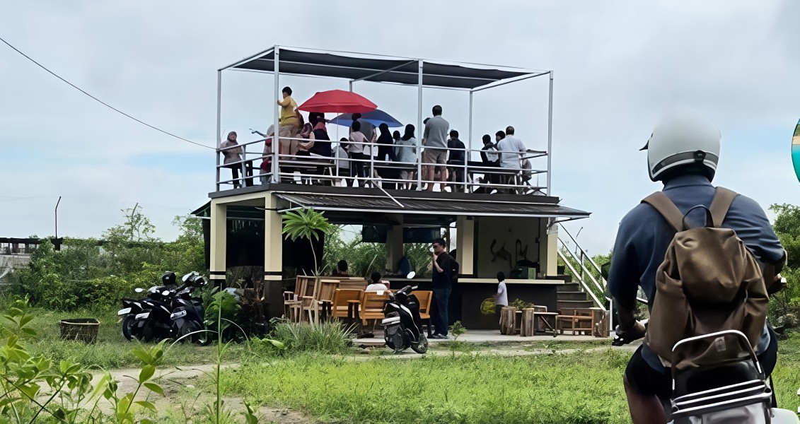 Tempatnya Ngumpet, View-nya Bikin Takjub! Nongkrong Sambil Lihat Pesawat dari Dekat di Pekanbaru