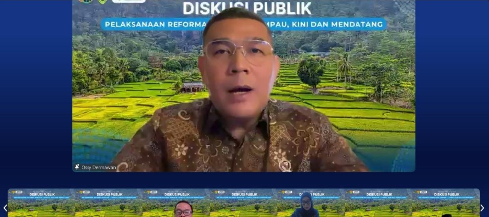 Reforma Agraria sebagai Warisan Sejarah, Wamen Ossy Sampaikan Pandangan Strategis untuk Masa Depan