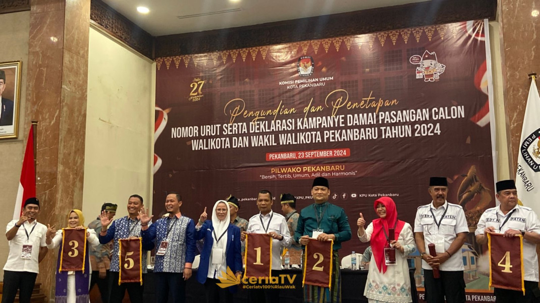 Bersyukur, Paslon AMAn dapat Nomor Urut 5