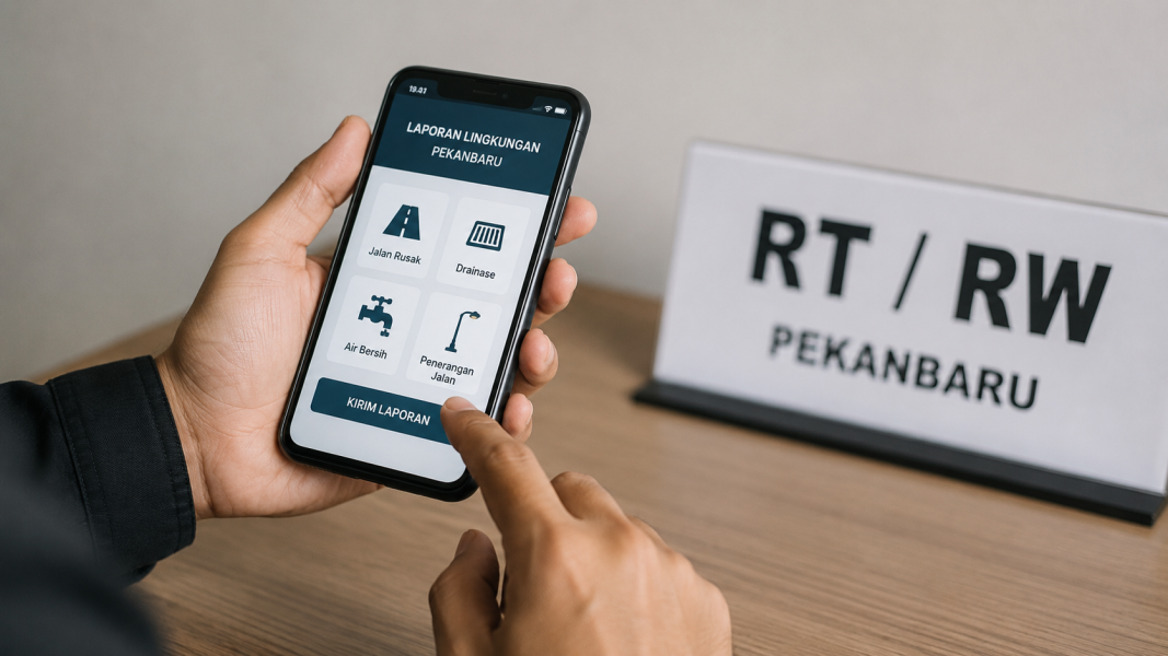 Pemko Pekanbaru Siapkan Ponsel untuk RT dan RW, Laporan Jalan Rusak hingga Drainase Bakal Lebih Cepat