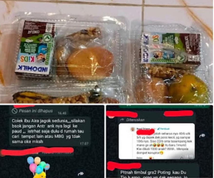 Kritik Menu MBG Lewat Media Sosial, Orang Tua Murid di Kampar Diintimidasi dan Anaknya Dikeluarkan dari Sekolah