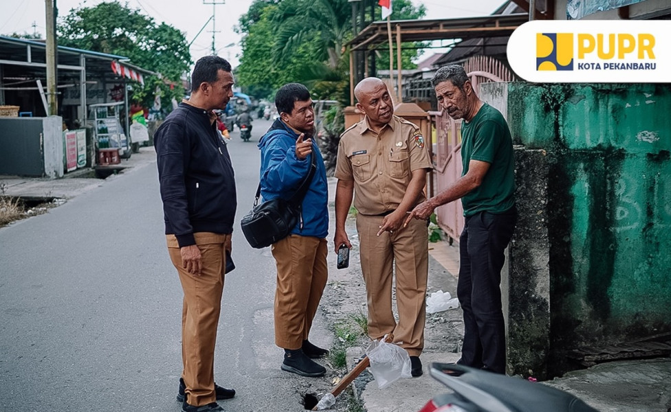 Dinas PUPR Pekanbaru Tanggapi Keluhan Masyarakat Terkait Jalan Rusak di Simpang Jalan Ahmad Yani I