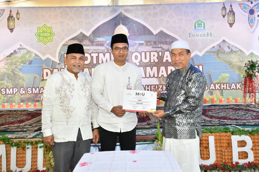 Dorong Transaksi Cashless Bagi Pelajar, BRK Syariah MoU dengan Ponpes Tafaqquh Boarding School