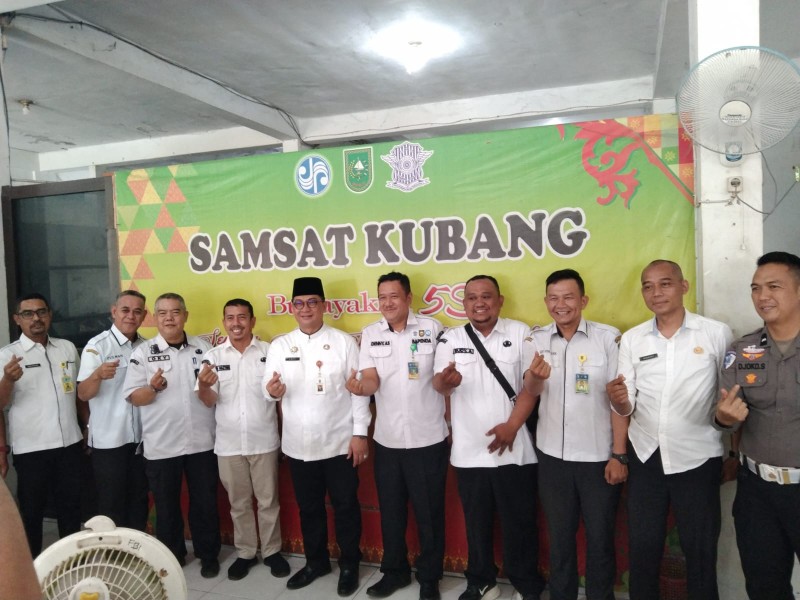 Pemprov Riau Genjot PAD, Sekda dan Kepala Bapenda Kompak Tinjau Samsat Kubang