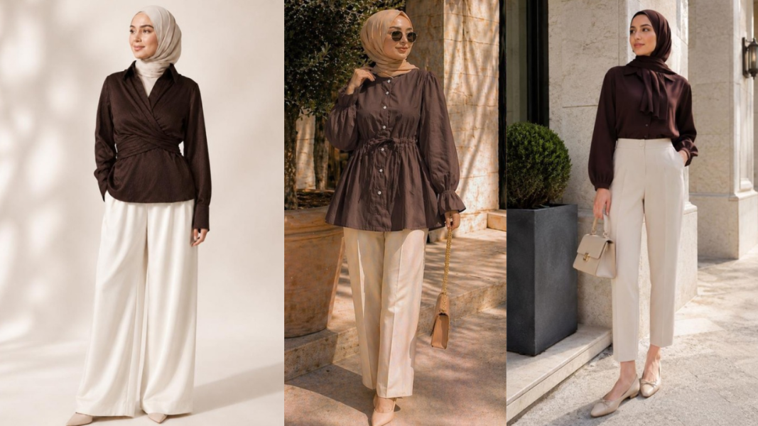 Baju Cokelat Cocok Jilbab Warna Apa? 10 Kombinasi yang Bikin Penampilan Elegan