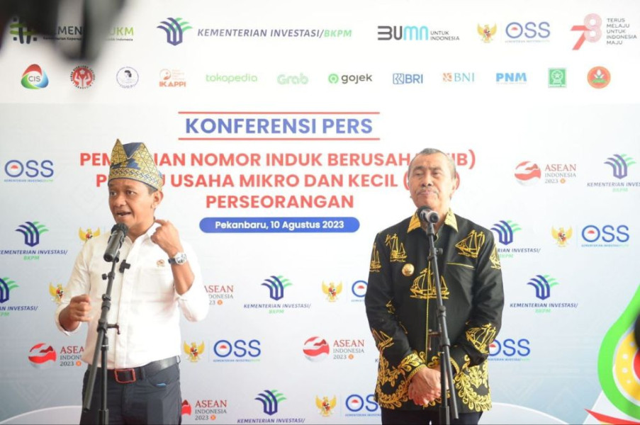 Bahlil Lahadalia Apresiasi Iklim Investasi di Riau