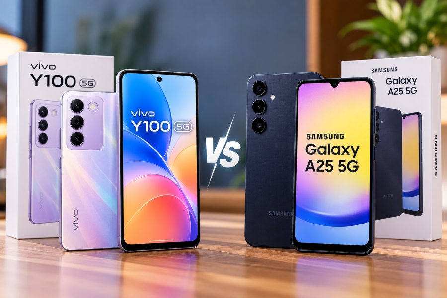 Vivo Y100 5G vs Samsung Galaxy A25 5G, Mana yang Lebih Layak Dipakai hingga 5 Tahun?