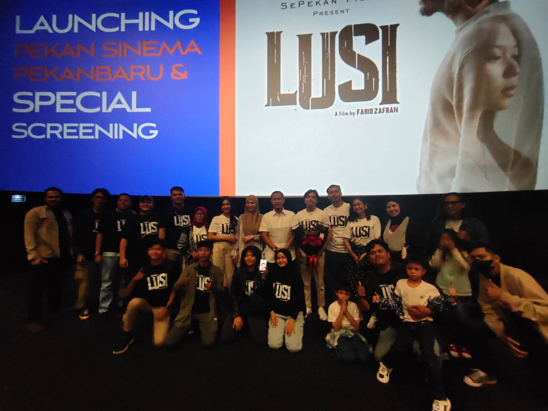 Launching Pekan Sinema Pekanbaru, Agung Nugroho Apresiasi Kreativitas Sineas Muda dan Screening Perdana Film Lusi