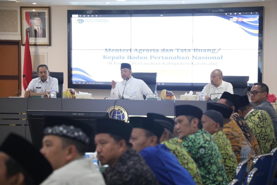 Menteri Nusron Ingin Tokoh Keagamaan Terlibat Aktif dalam Penyelesaian Sertipikasi Tanah Wakaf