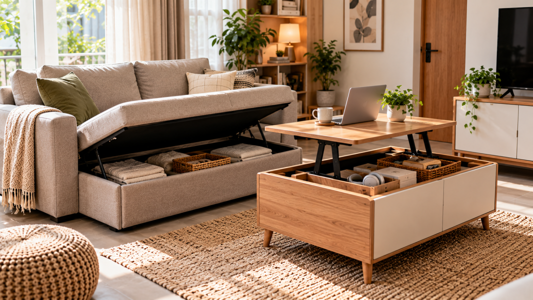 5 Furnitur Multifungsi yang Cocok untuk Rumah Kecil, Hemat Tempat dan Tetap Nyaman