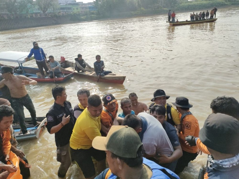 Satu Korban Tenggelam di Sungai Pagar Ditemukan Meninggal Dunia