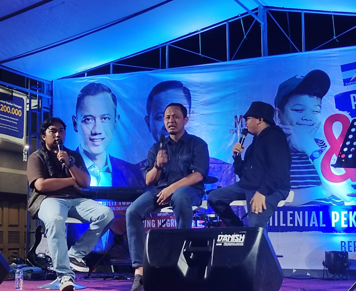 Ngopi Bareng Agung-Markarius, Ratusan Pemuda Pekanbaru Siap Berkolaborasi Bangun Negeri