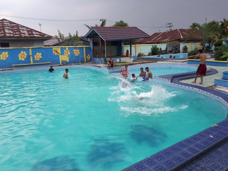 Bingung Akhir Pekan Mau Kemana, Kolam Renang Telago Biru Aja, Murah dan Bersih, Lokasinya Ada di Pekanbaru