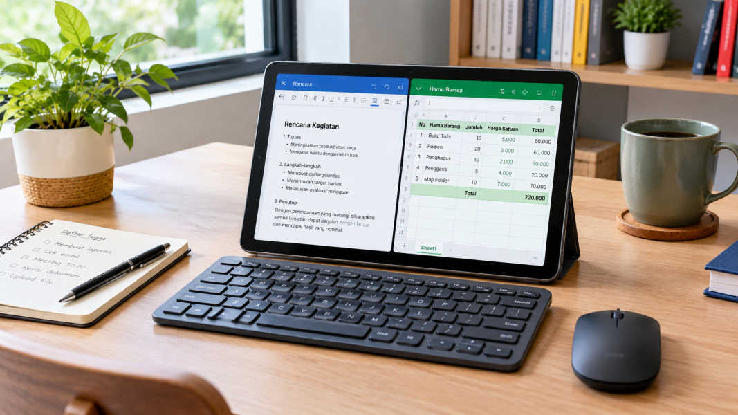 Bisakah Tablet Android Murah Menggantikan Laptop untuk Word dan Excel?