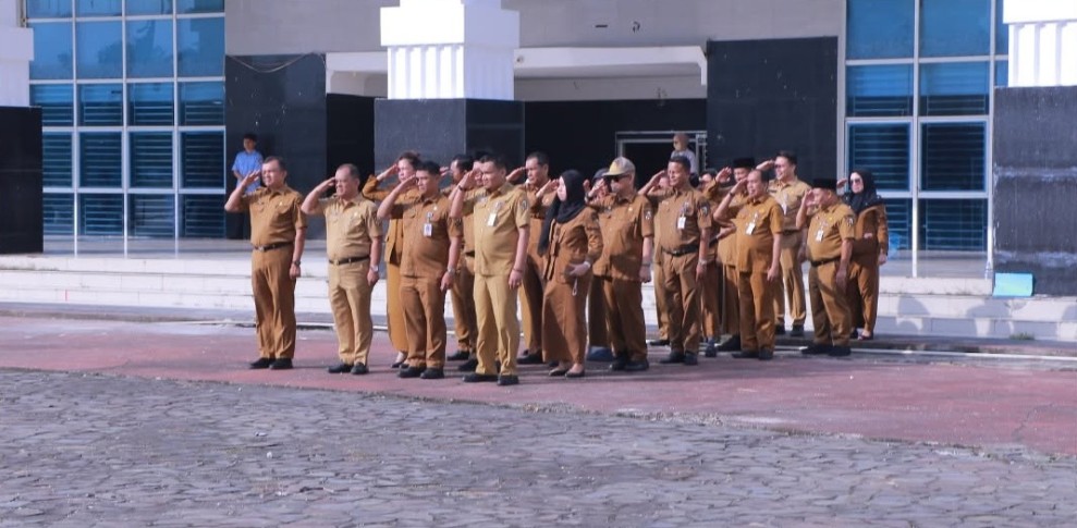 BPKAD Pekanbaru Ikuti Upacara Bendera, Teguhkan Komitmen Transparansi Keuangan Daerah