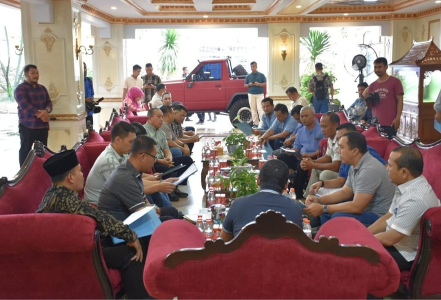 Ikut Rapat Forkopimda Pekanbaru, Ketua DPRD Pekanbaru Muhammad Sabarudi Sorot Hal Ini