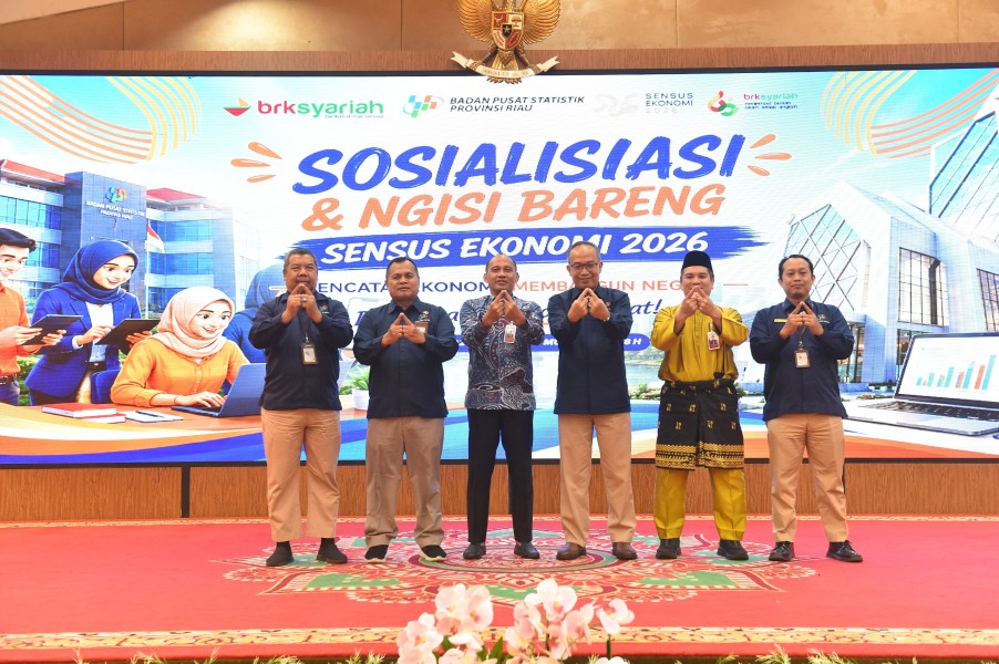 BRK Syariah Dukung Suksesnya Sensus Ekonomi 2026 untuk Perkuat Fondasi Perekonomian Riau