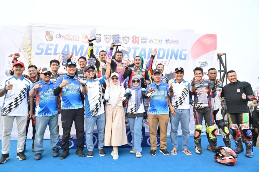 Moto Prix Piala Wali Kota Pekanbaru Sukses Digelar, Galang Rp120 Juta untuk Korban Bencana NTT dan Dongkrak UMKM