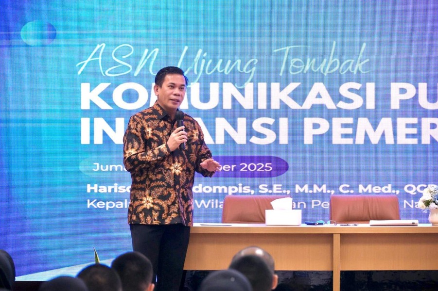 Berikan Pengarahan Latsar CPNS, Harison Mocodompis: ASN Ujung Tombak Komunikasi Publik Instansi Pemerintahan