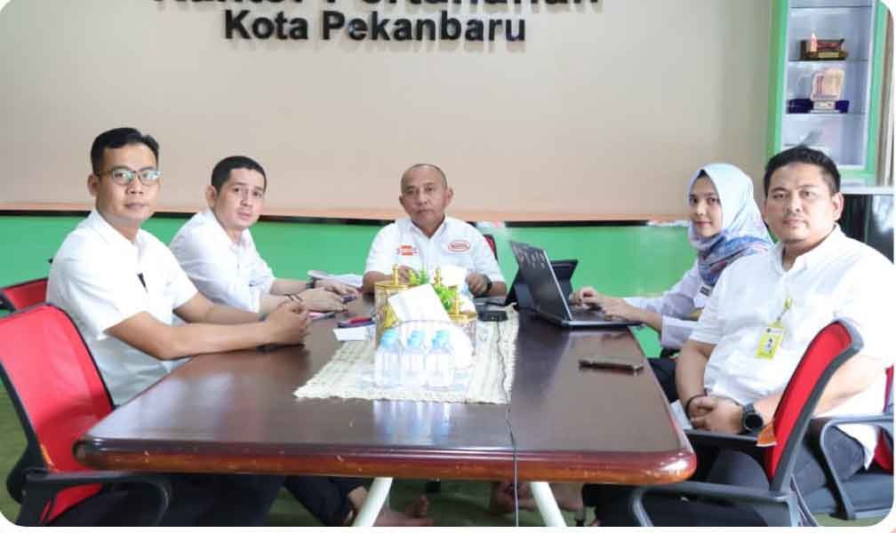 Kantor Pertanahan Pekanbaru Ikuti Sosialisasi Transformasi Pelayanan Pertanahan