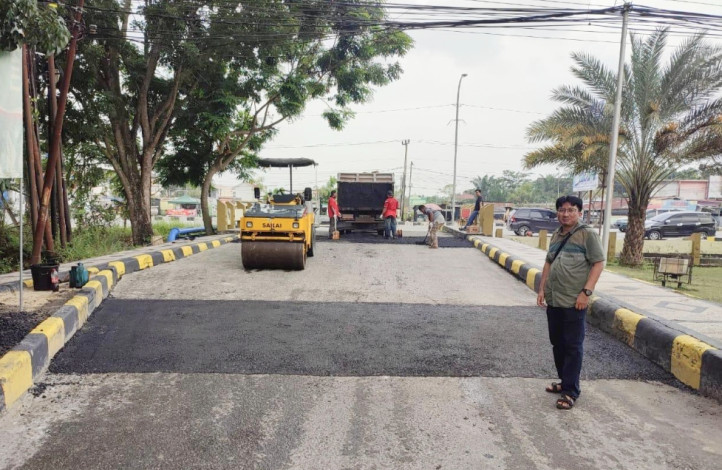 Akhirnya, Jalan Lingkungan Kampus UIN Suska Riau Diperbaiki Juga, Rektor : Terimakasih Pak Gubernur