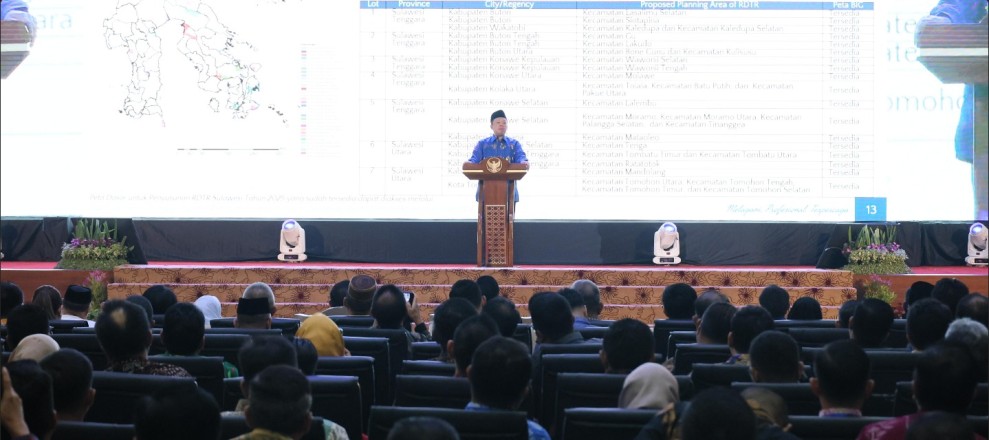 Pada Forum Koordinasi Pembangunan Wilayah Berbasis Penataan Ruang, Menteri Nusron Ajak Kepala Daerah Se-Sulawesi untuk Revisi RTRW dan RDTR
