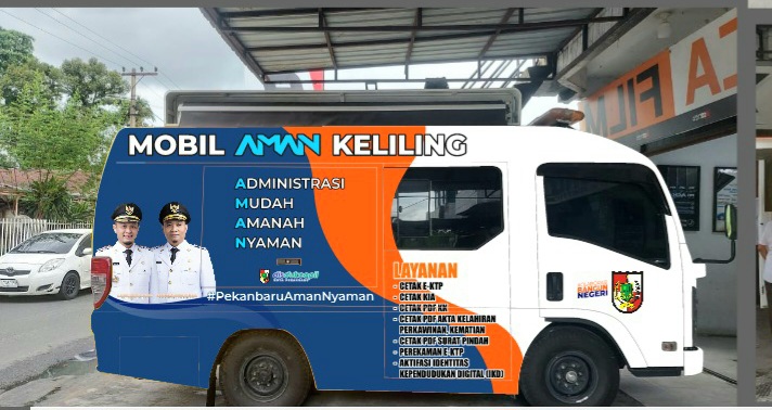 Layanan Administrasi Jadi Mudah! Mobil AMAN Siap Jemput Bola di 15 Kecamatan Pekanbaru
