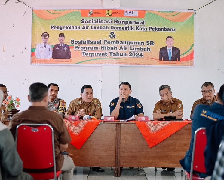 Dinas PUPR Pekanbaru Gelar Sosialisasi Ranperwal Pengelolaan Air Limbah dan Pembangunan Sambungan Rumah Tahun 2024
