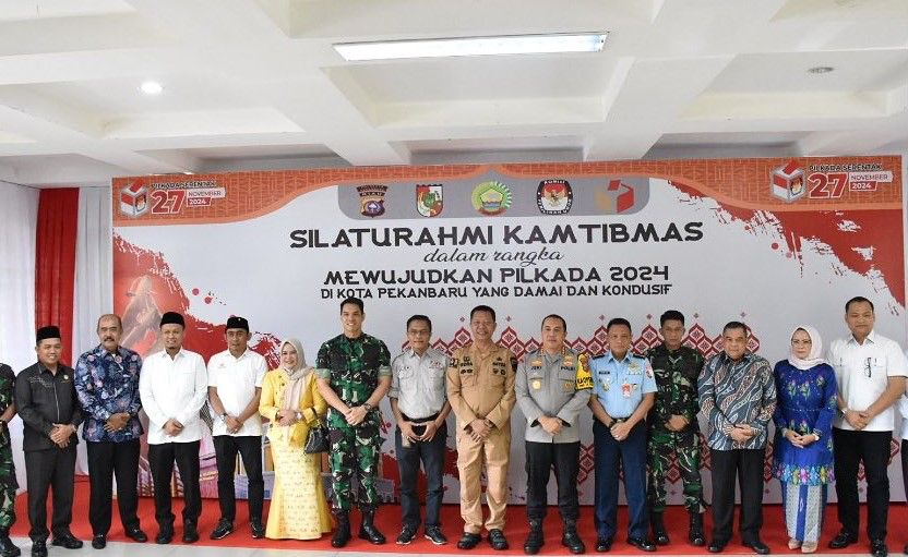 Pimpinan DPRD Pekanbaru Hadiri Silaturahmi Forkopimda, Jaga Kondusivitas Menjelang Pilkada 2024