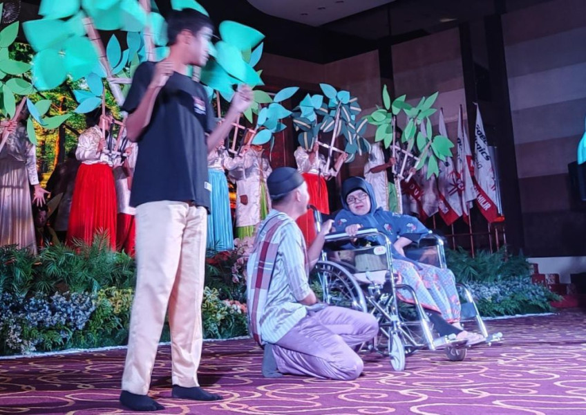 Kreasi Disabilitas Intelektual HUT SOIna XXXIV Berlangsung Meriah