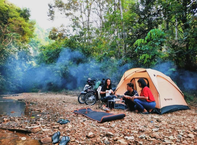 Menikmati Keindahan Alam Lubuk Torok Kampar, Sungainya Jernih, Cocok Buat Kemah