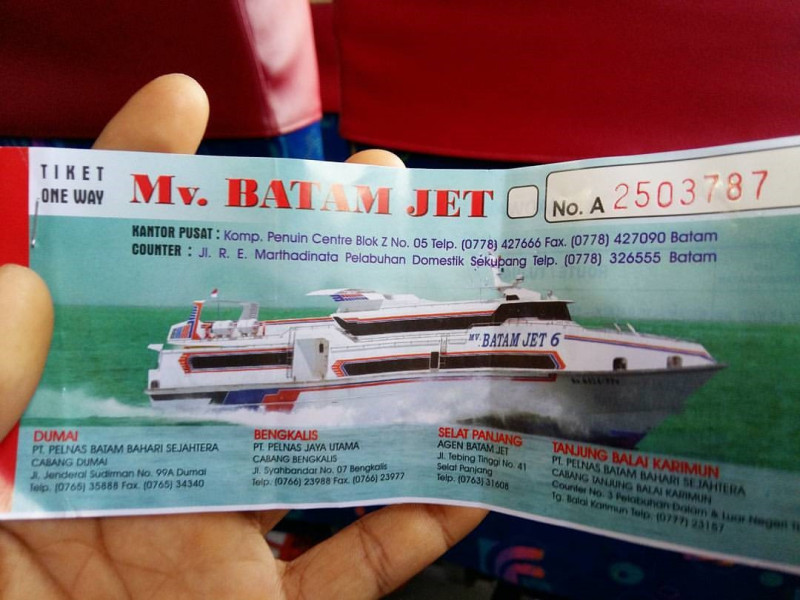 INFO LENGKAP Harga Tiket Kapal dan Rute Ferry Batam Jet dari Dumai ke Batam dan Tanjung Balai Karimun