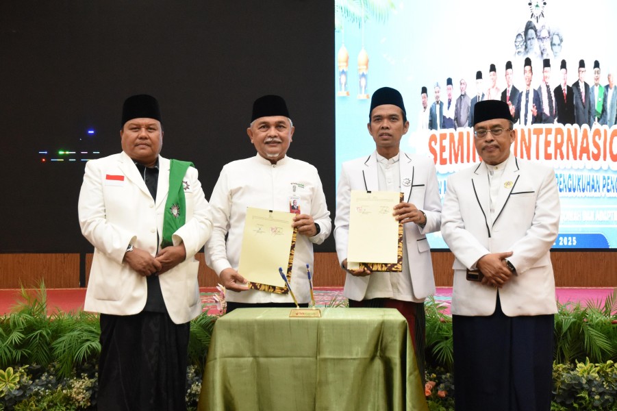 BRK Syariah MoU dengan LP3N Perti dan Disaksikan oleh Menteri Agama