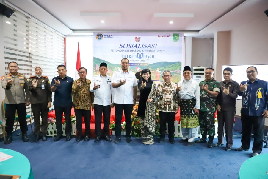 Perkuat Kepastian Hukum Tanah Ulayat di Riau, ATR/BPN dan Lembaga Adat Sepakat Bersinergi di Pelalawan