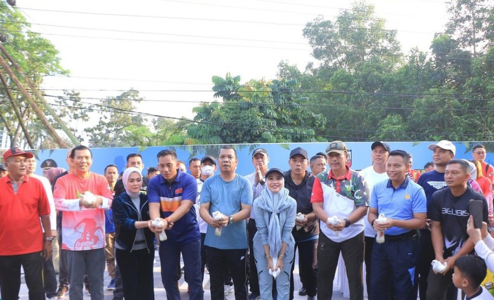 Semarak, Kepala Dinas Perkim Pekanbaru Hadiri Soft Opening Taman Labuai Pekanbaru City Walk