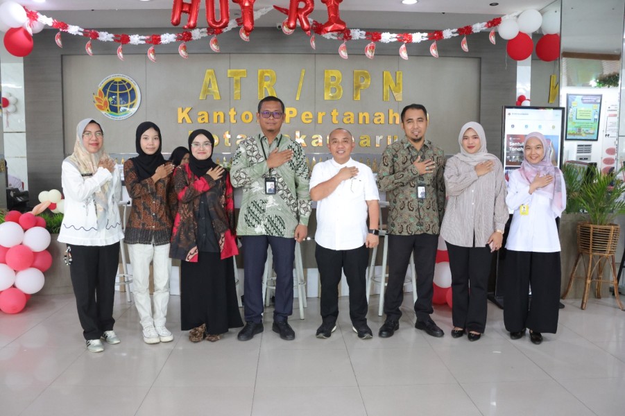 Kantor Pertanahan Pekanbaru Jalani Penilaian Pelayanan Publik Ombudsman RI